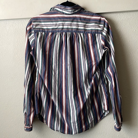 Vintage JG Hook multi striped long sleeve button down - Picture 5 of 5